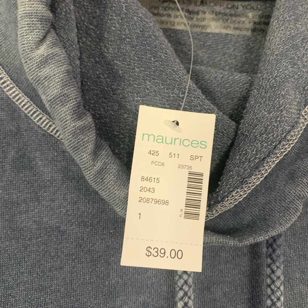 Cowl neck sweatshirt